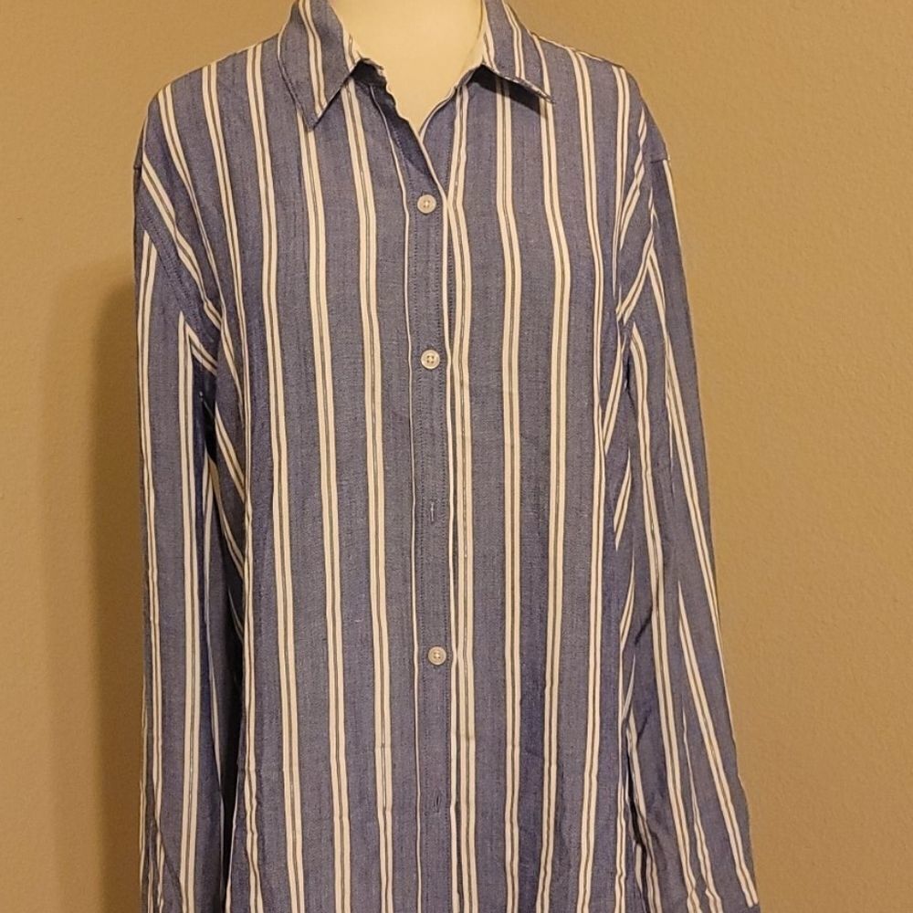 Rails Sydney‎ striped shirt size large